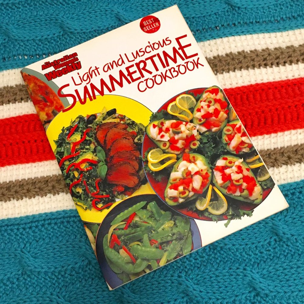 Vintage 1987 AWW Light & Luscious Summertime Cookbook Pamela Clark - Picture 3 of 11